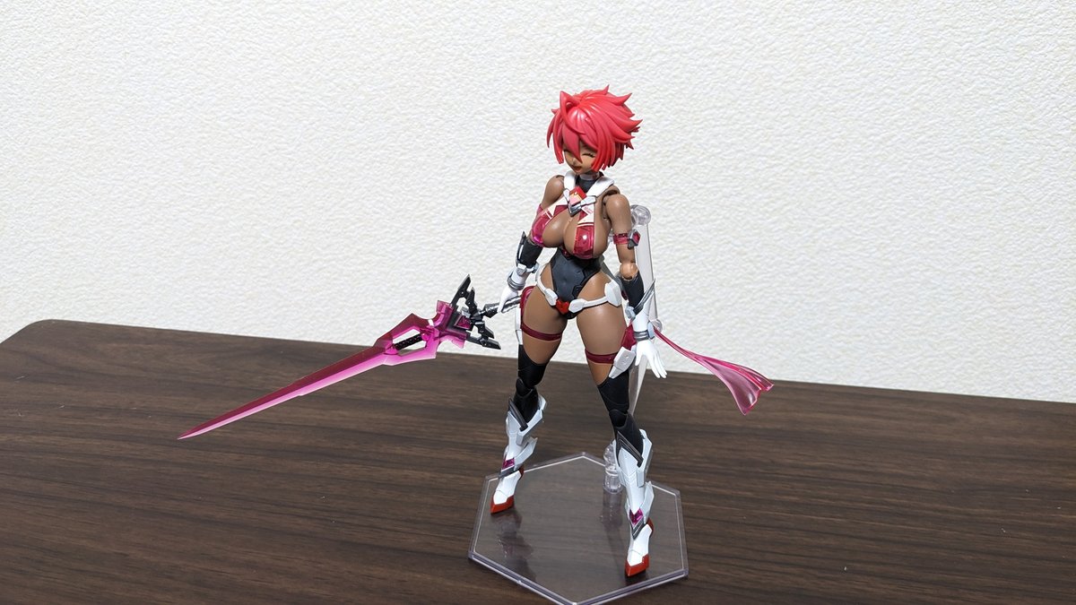 sennukisoft's tweet photo. 長い格闘の末、ようやくオリジナルカラー
褐色キューティーハニー完成…！

本当に失敗の繰り返しで、
仕上がりのひどいところも多々あるけれど
とにかくクソかっこいいので大満足！ https://t.co/zxTPRp5uWb