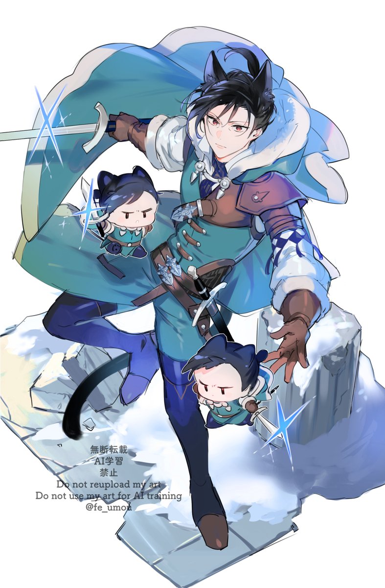 fe_umou's tweet photo. フェ（猫耳）とねこたち https://t.co/RtnsGsz3y9