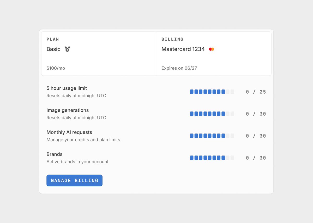 B2B Product design component✨ https://twitter.com/_heyrico/status/2073087149579338064