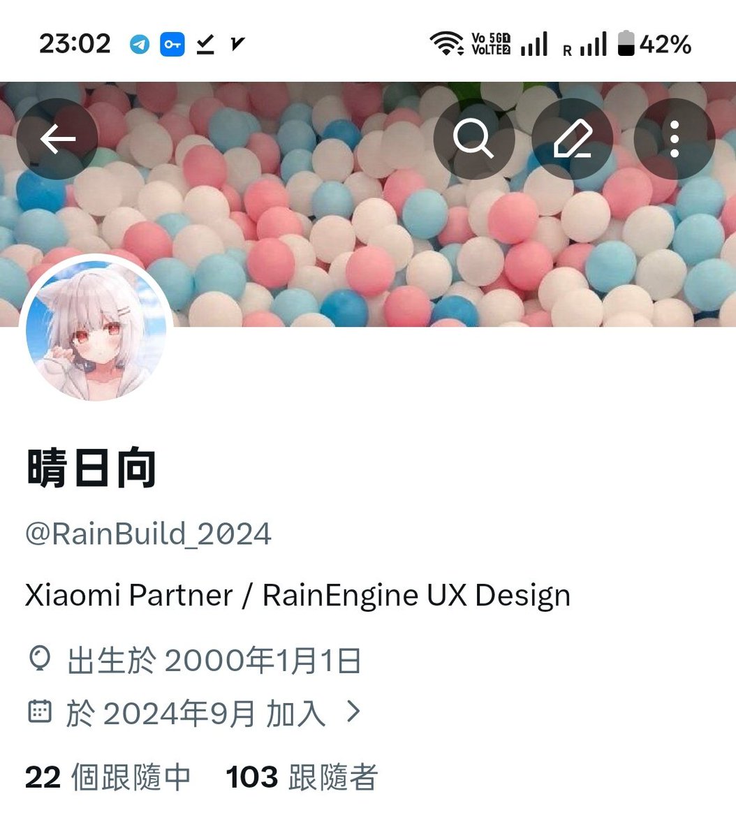 RainBuild_2024's tweet photo. 雨晴酱互fo寻回中
103/10662fo https://t.co/aBSK8Iidl1