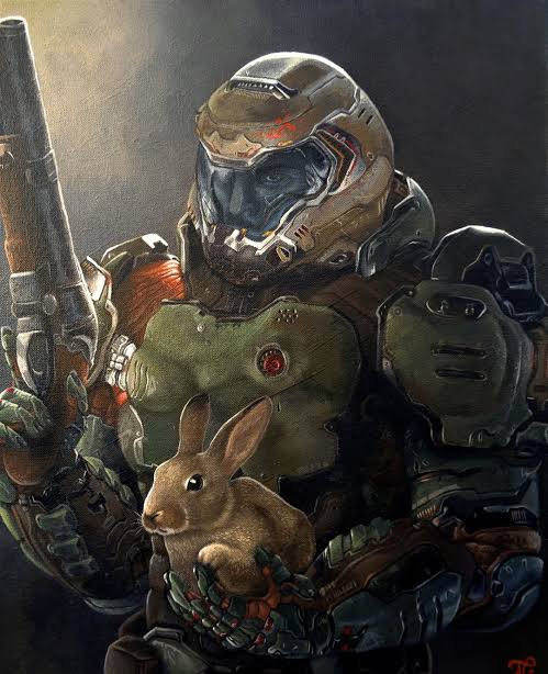 ClownHal033's tweet photo. I love when brutal guys/gals have a little creature they must protect https://t.co/lTDZNeWNH1