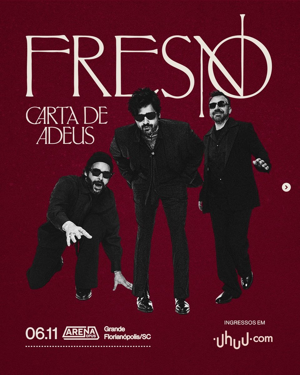 vaccaribia's tweet photo. o @bandadecasinha é parceiro da @fresnorock em alguns shows da tour carta de adeus, escolhendo as bandas de abertura em cidades selecionadas.

a primeira acabou de sair. e é com o peito explodindo de orgulho que conto pra vocês que teremos planoreal em floripa com a fresno. ♥️ https://t.co/xhEjUOso0k