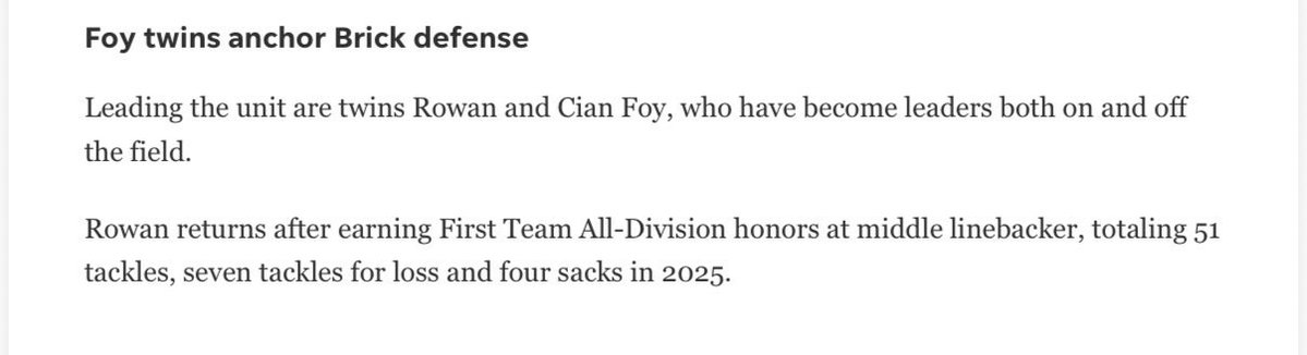 cian_foy's tweet photo. Awesome write up about me and the team! https://t.co/IsQ9X3eexs
