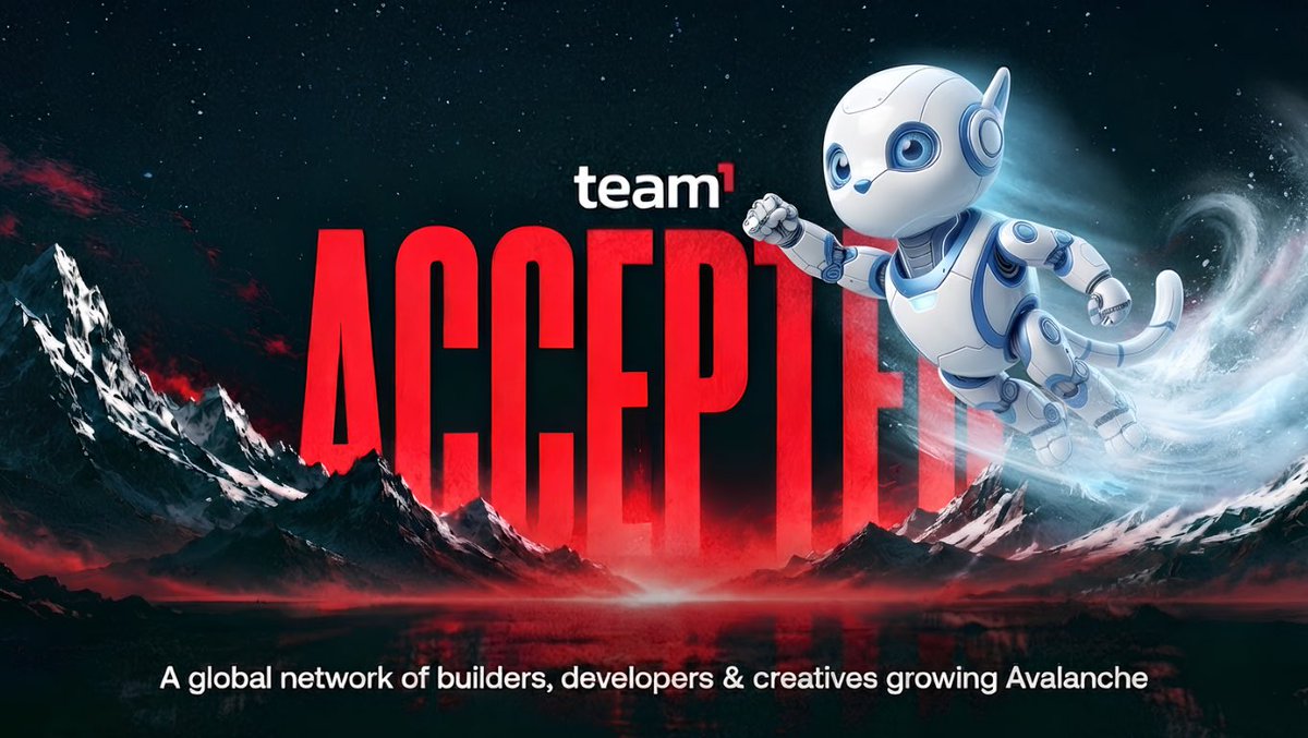 baezstudio's tweet photo. Thrilled to announce that I’ve officially joined the Team1 community as a Collaborator! Looking forward to diving into the Avalanche ecosystem, building new connections, and contributing to meaningful work alongside this global community. Big things ahead! 🚀 #avax 
@avaxteam1 @Team1USA_