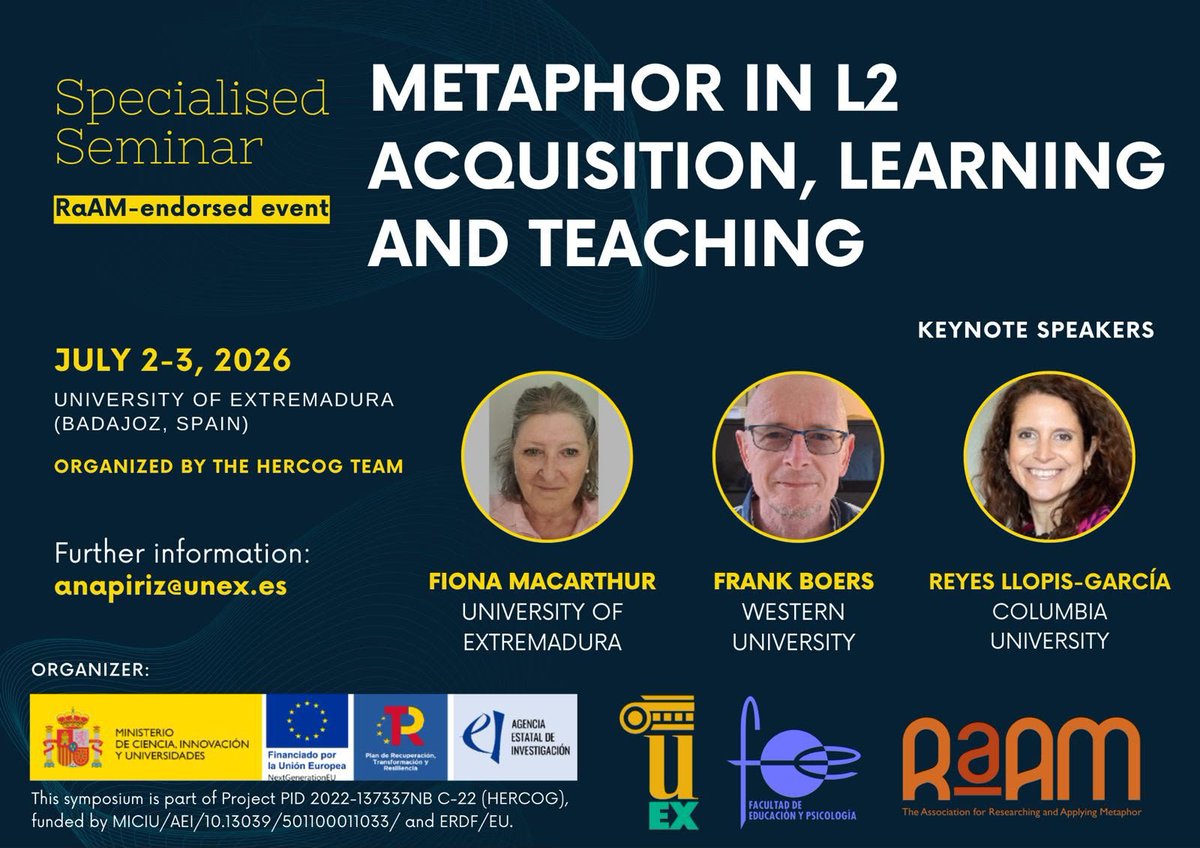 IESCJardin's tweet photo. ¡Nuestro centro en la vanguardia de la educación bilingüe! La profesora de inglés, Guadalupe Reveriego, participó en la mesa redonda internacional Bridging Metaphor and Foreign Language Instruction, con referentes de la Lingüística Cognitiva. https://t.co/bR4xjE7QMg