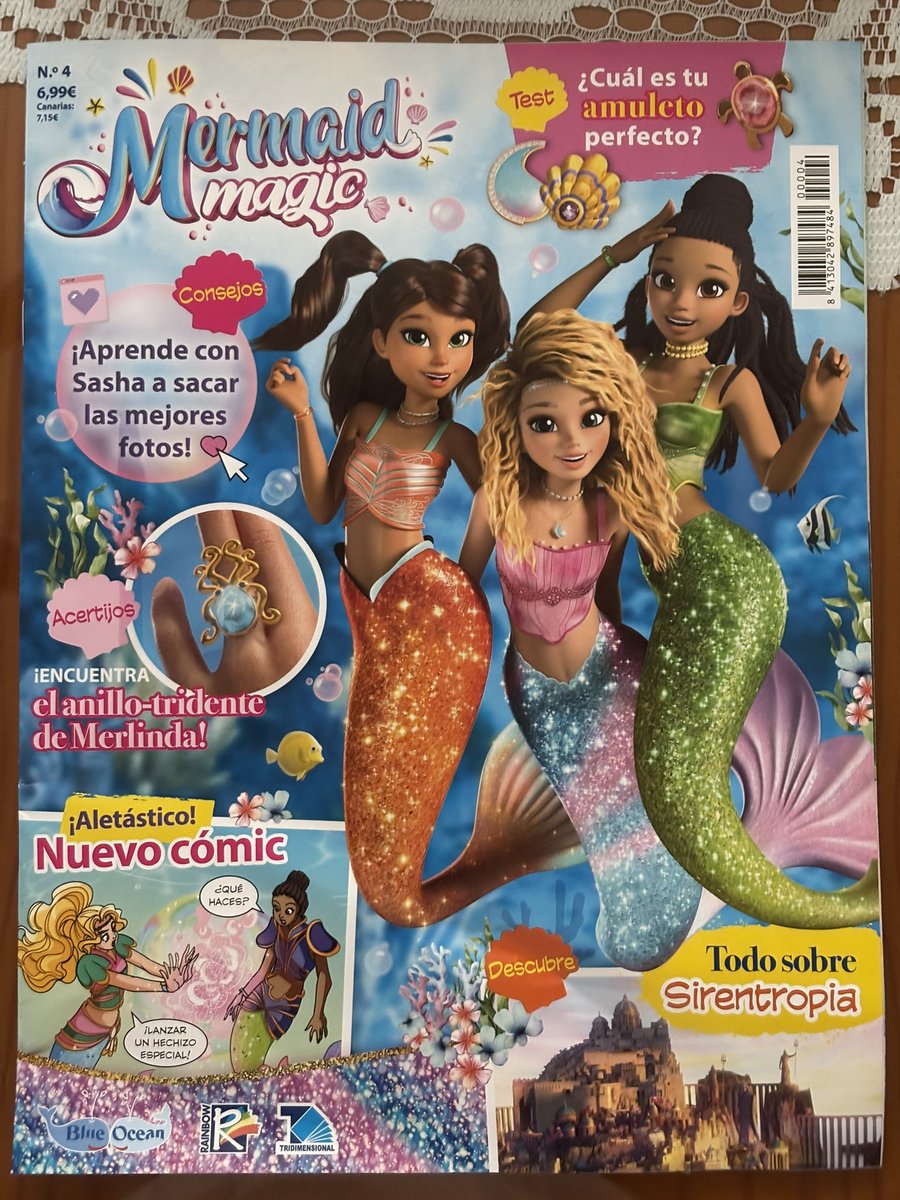 winxclubpretty's tweet photo. I bought this Mermaid Magic Magazine Number Four from Spain
#MermaidMagic #MermaidMagicMagazine #Magazine #MermaidMagic2026 #PrettyMaripaz https://t.co/jipWDSI4Uo