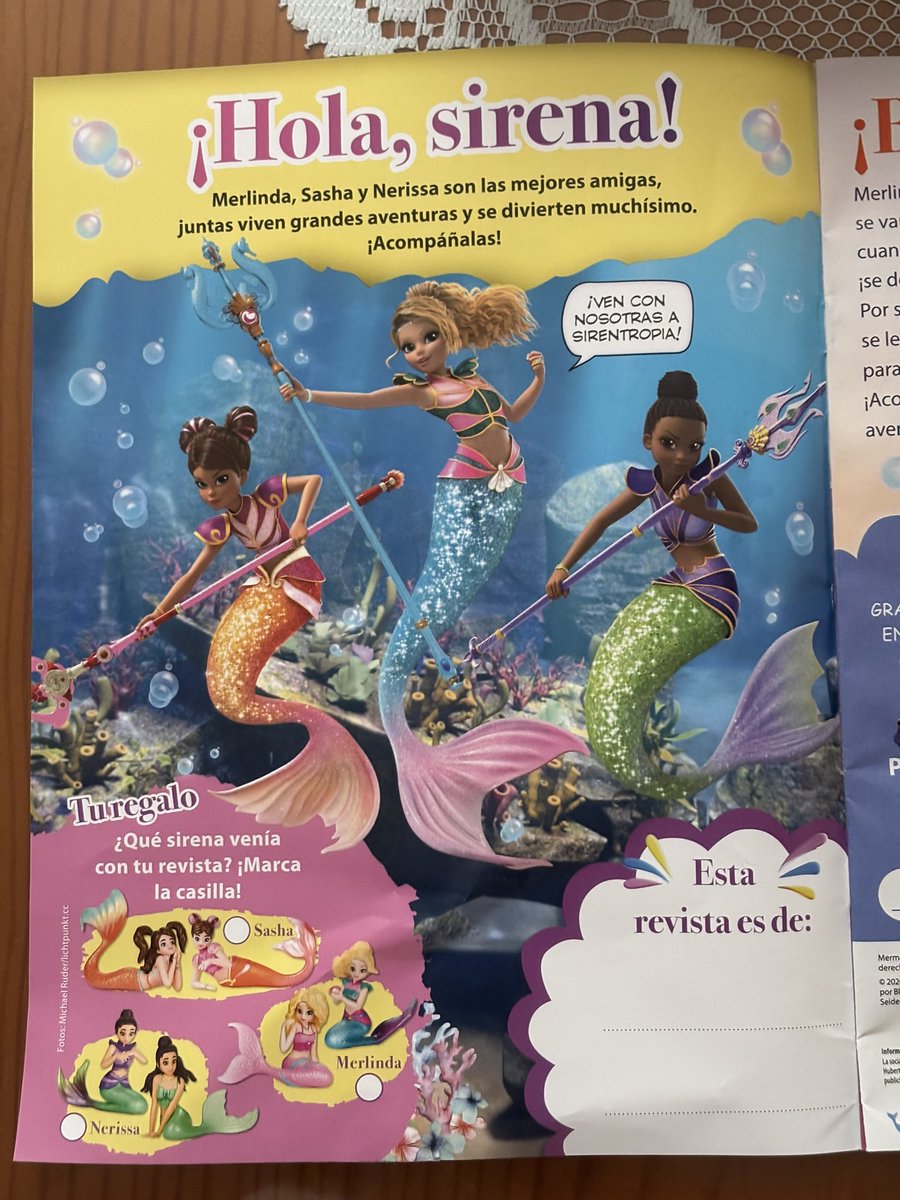 winxclubpretty's tweet photo. I bought this Mermaid Magic Magazine Number Four from Spain
#MermaidMagic #MermaidMagicMagazine #Magazine #MermaidMagic2026 #PrettyMaripaz https://t.co/jipWDSI4Uo