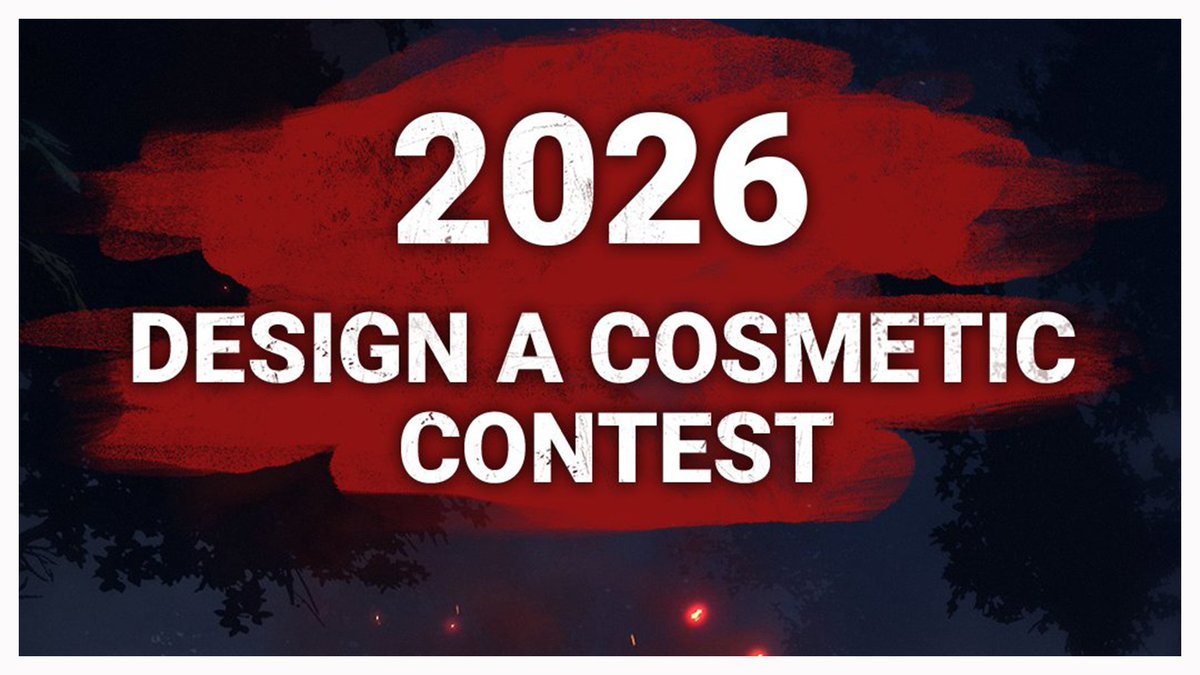 PaulieEsther1's tweet photo. DEAD BY DAYLIGHT 2026 COMMUNITY DESIGN A COSMETIC CONTEST IS COMING!
https://t.co/MSGC0ytCtf
#DeadByDaylight #DBDCreator https://t.co/YZfzJTQZ69