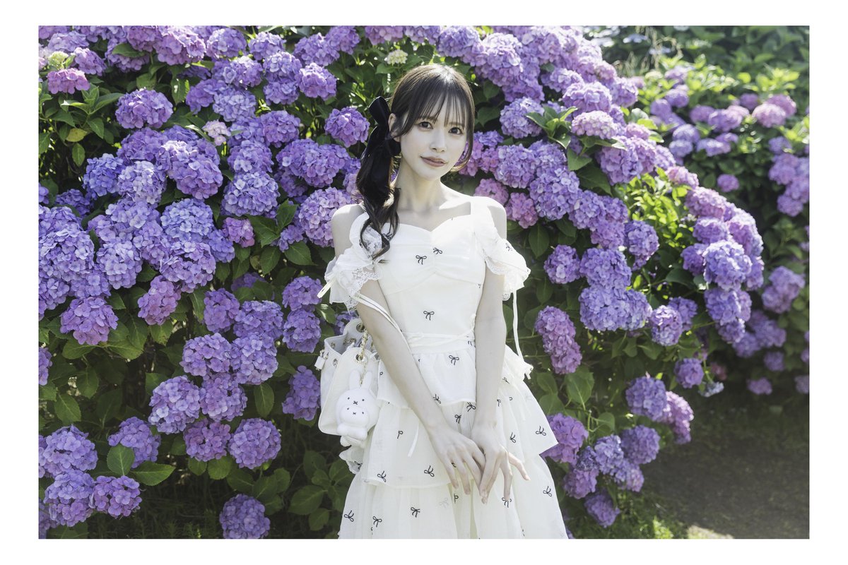 ma_a0218's tweet photo. 雨宮ういりさん（@uirin_0201）
紫陽花さんぽ⑥
#雨宮ういり https://t.co/mwLuVgYiXb