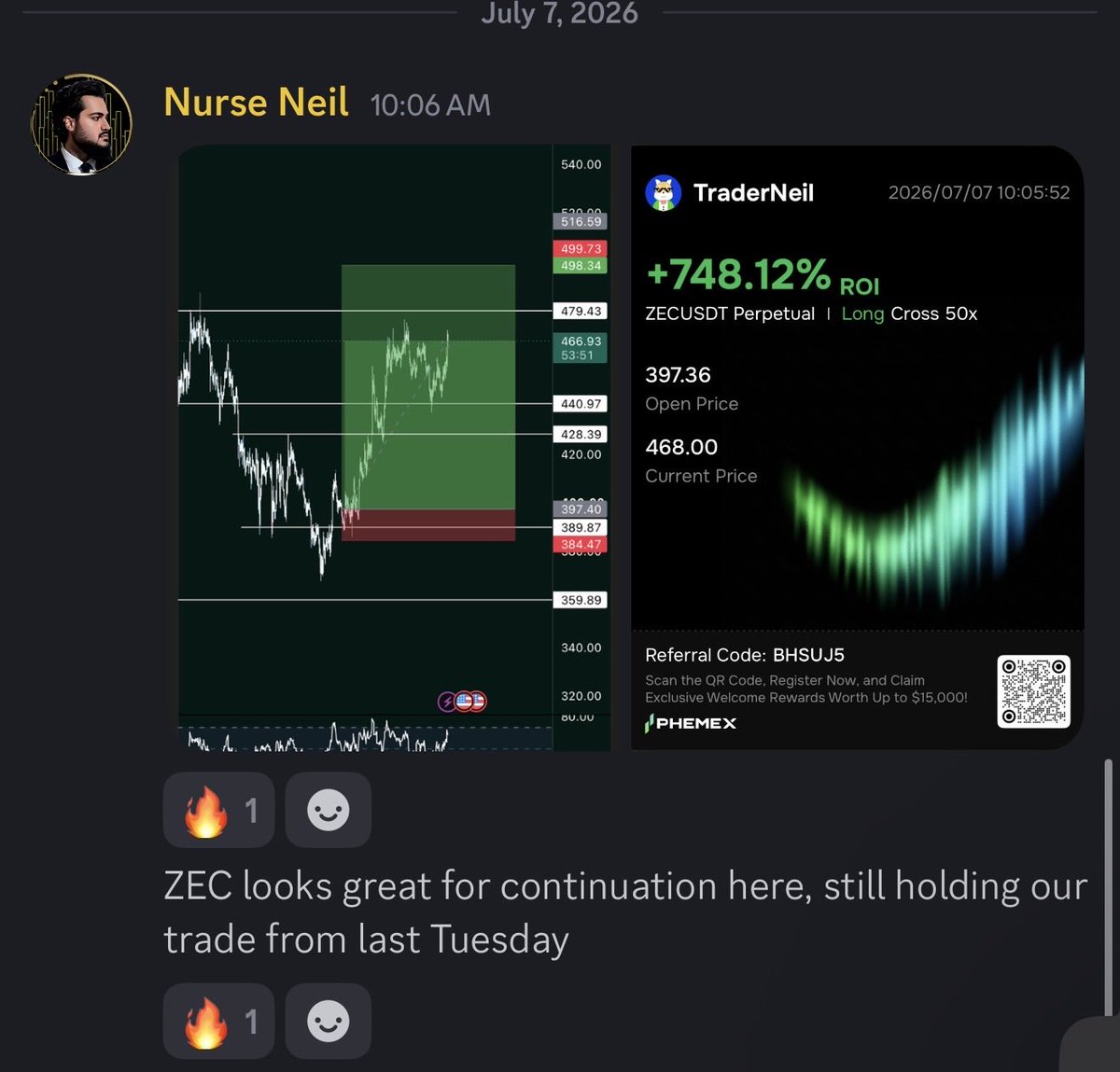 neilarora16's tweet photo. Gave my students the $BTC bottom and $ZEC low last Tuesday and we’re absolutely coasting now, up over 10R

Still have a couple spots left in my server before we start class next week

Sign up below fam 👇

https://t.co/W7Ch8qaqjO https://t.co/sl6OJGHOyj