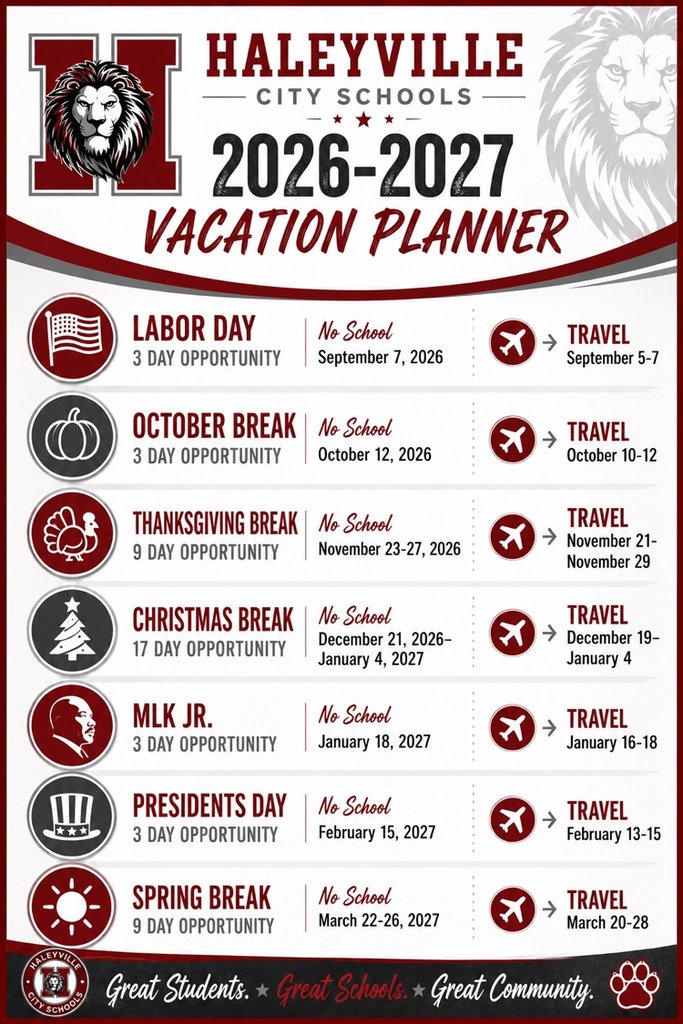 HES_LIONS's tweet photo. Vacation Planner for 26/27 school year! https://t.co/UHa15esjNn