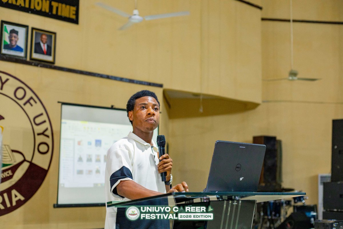 Victormaths070's tweet photo. I had the honor of speaking at the University of Uyo on content creation, branding, and building influence in today's digital world. Sharing the stage with hundreds of passionate students was both exciting and rewarding.

A big thank you to Beam Africa Consulting. https://t.co/AVOduyST3O