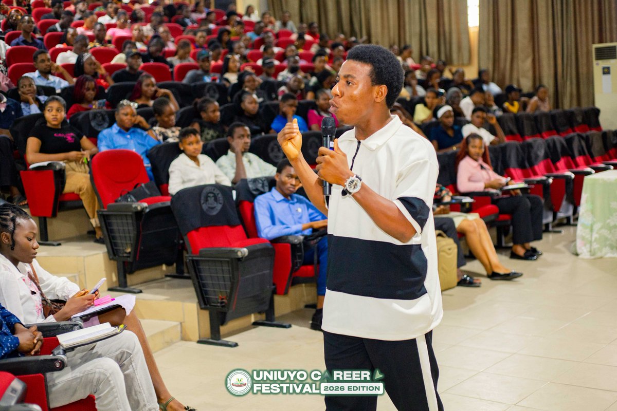 Victormaths070's tweet photo. I had the honor of speaking at the University of Uyo on content creation, branding, and building influence in today's digital world. Sharing the stage with hundreds of passionate students was both exciting and rewarding.

A big thank you to Beam Africa Consulting. https://t.co/AVOduyST3O
