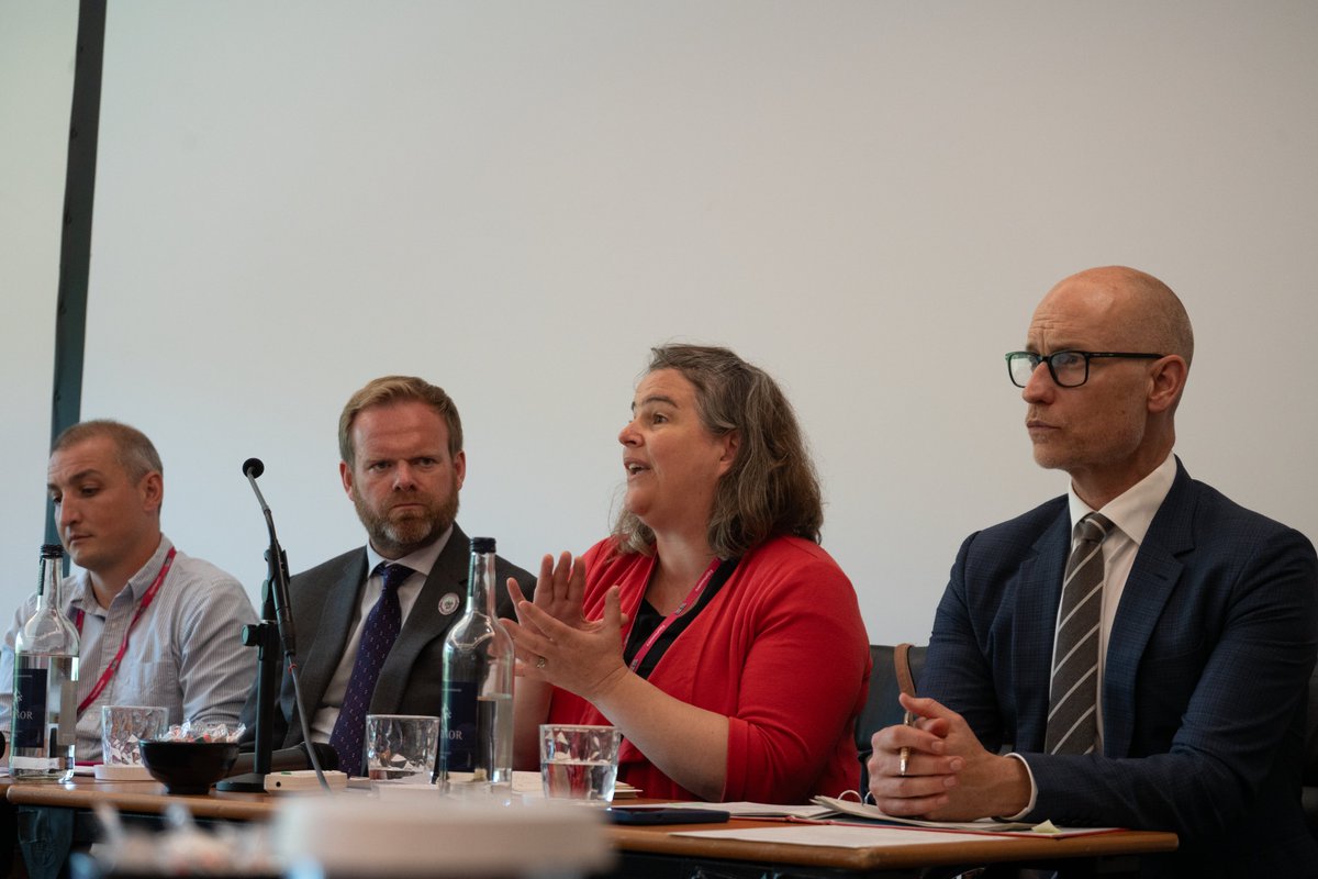 CommunityUnion's tweet photo. At our #StrongUnionStrongFuture conference, delegates explored the challenges and opportunities facing workers and communities through two lively fringe events.
Discussions ranged from developing digital skills to supporting local communities through industrial transition.
The rooms were packed, the conversations were powerful and the energy from delegates and speakers was outstanding.
A huge thank you to our brilliant speakers, including @SKinnock, @Jude_KD, @ThomasCollinge and @Google for sharing their expertise. We are also grateful to our delegates for bringing the passion, thoughtful questions and enthusiasm that make our union so strong.