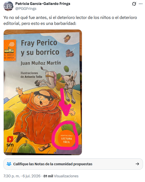 elbarroquista's tweet photo. El "deterioro lector" de esta persona es lo que realmente resulta problemático.

Y en vez de darse cuenta de que ha metido la pata (por pura ignorancia y por ganas de enfadarse sin motivos con lo que sea) ha seguido adelante con su apuesta. https://t.co/iQ28pbfbL1