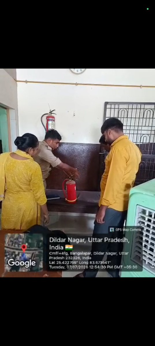 ghazipurfire's tweet photo. श्रीमान पुलिस महानिदेशक @fireserviceup महोदय के निर्देशानुसार #cfogzr के निर्देशन में आज दि0 07.07.26 को जनपद गाजीपुर में स्कीम न0-03 के तहत हॉस्पिटल/नर्सिंग होम में अग्निसुरक्षा के दृष्टिगत निरीक्षण किया गया  व आवश्यक दिशा निर्देश दिए गए।
@AdminGhazipur 
@ghazipurpolice https://t.co/jZcnODrnZQ