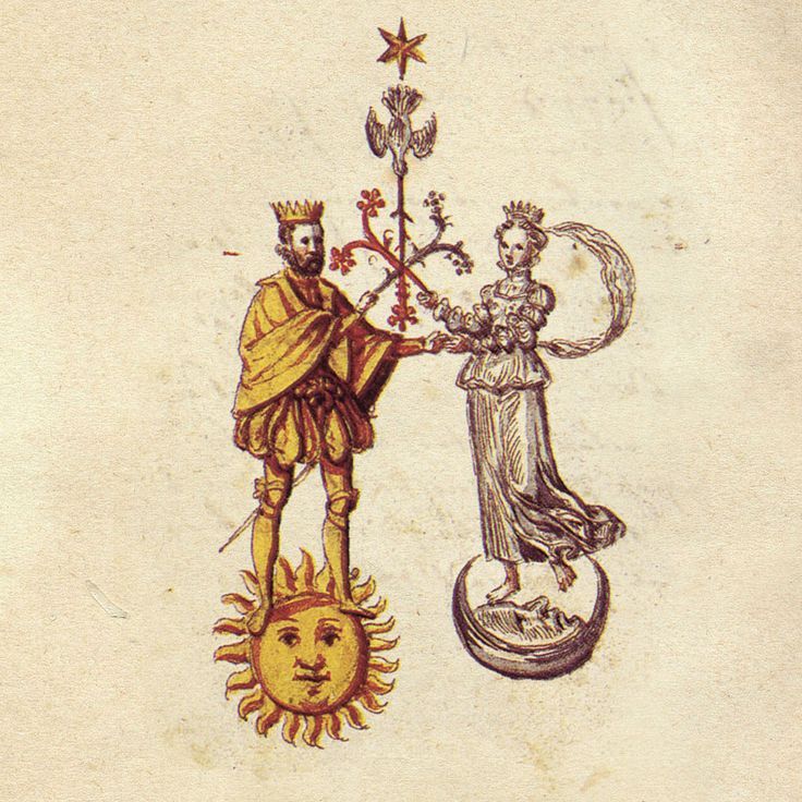 jmvedic's tweet photo. The "Chemical Wedding", or the union of the Divine Masculine and Feminine (coniunctio oppositorum - union of opposites).

Drawn from Hermetic, Gnostic, Christian and medieval alchemical traditions, wherein the union of sun/moon, male/female, and fixed/volatile principles leads to spiritual and material perfection.

More on gender through the lens of vedic astrology in my ongoing series: https://t.co/h9StvVvBXs