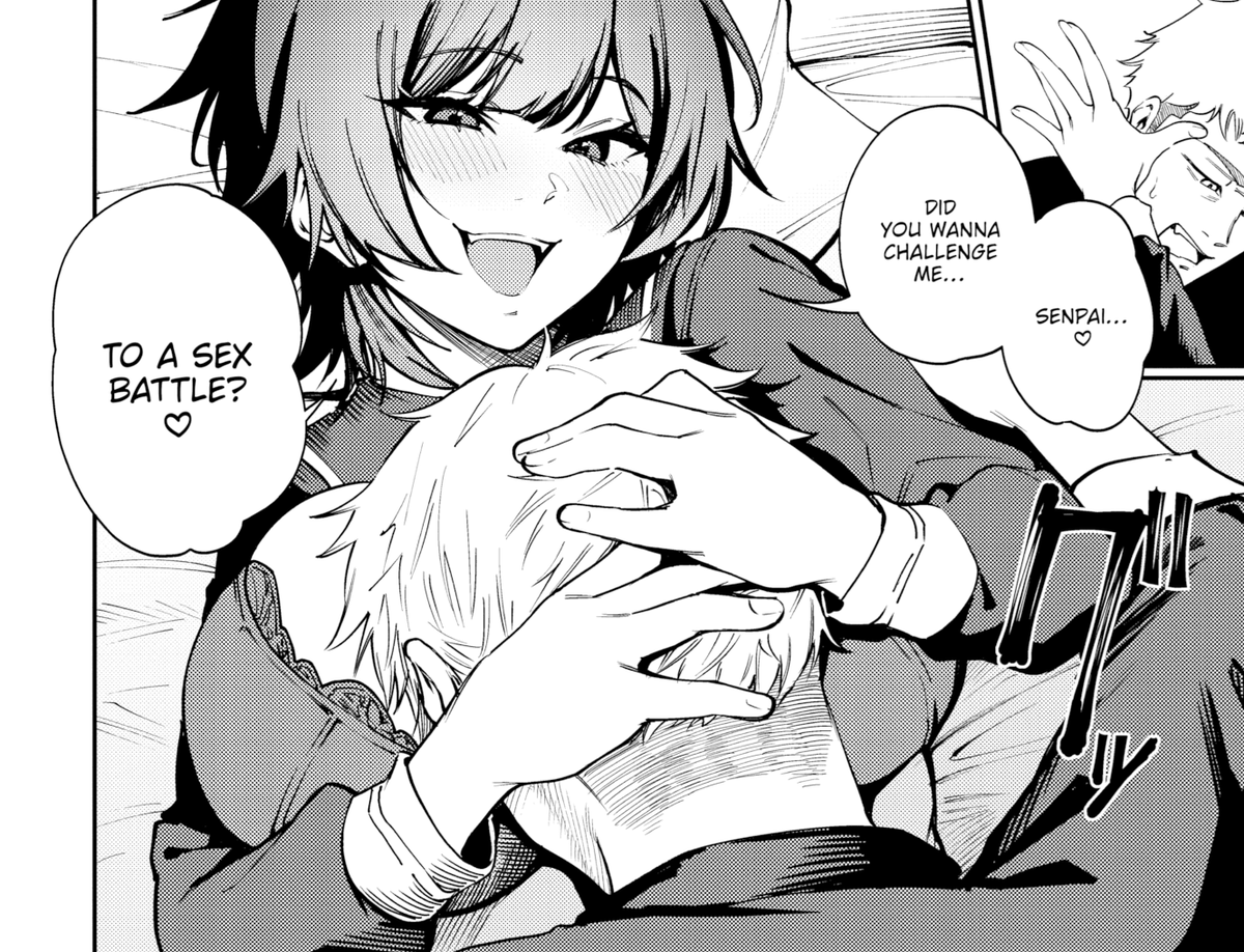 FAKKU's tweet photo. are you a bad enough dude to take her on? https://t.co/JT1FCsqrbx