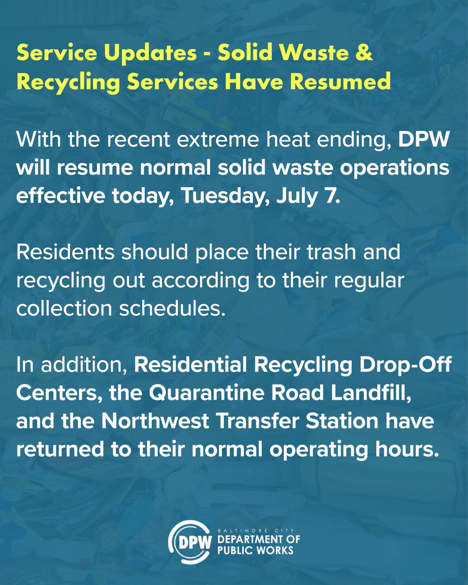 BaltimoreDPW tweet media