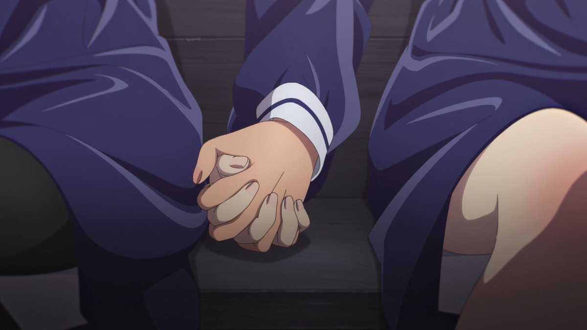 BOrophin's tweet photo. Kimi ga Shinu made Koi wo Shitai 01
Очень странная завязка. Обучаем малолетних солдат в магической школе, чтобы отправить их на убой где-то там. А пока даем им возможность пользоваться "восстановительной магией" друг с другом (4-й скриншот). Юри бывает разное, да. https://t.co/8oW5w3NERc