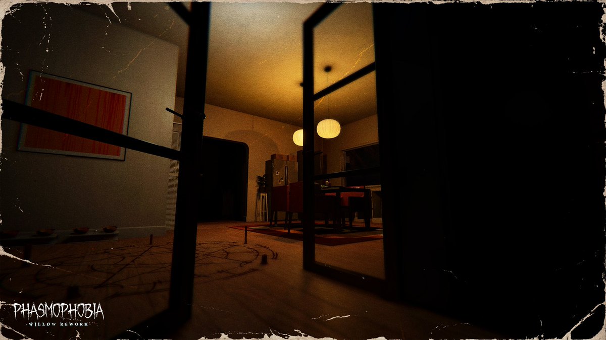 PlayPhasmo's tweet photo. The 13 Willow Street rework launches for #Phasmophobia on 21st July, 2026 alongside our first Quality of Life update.

We can't wait to welcome you in. https://t.co/E5WHIKHvUL