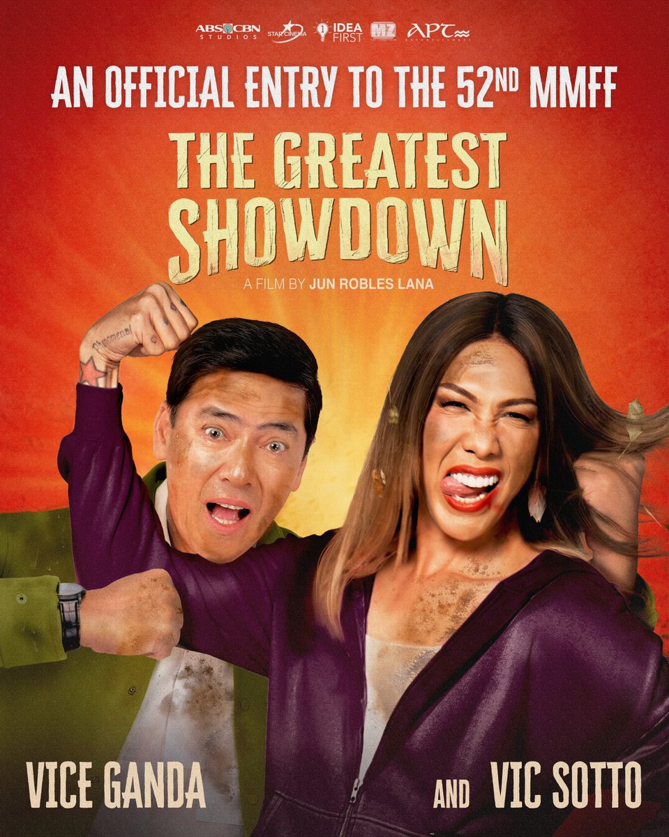 KapatidInsider's tweet photo. PasaVog kung PasaVog! Dahil ang inaantay nating pagsasama ng dalawang higante ng noontime TV — mangyayari, ngayong PASKO!
#TheGreatestShowdown, in cinemas December 25 as part of the 2026 Metro Manila Film Festival! https://t.co/bbcJCgq7EU
