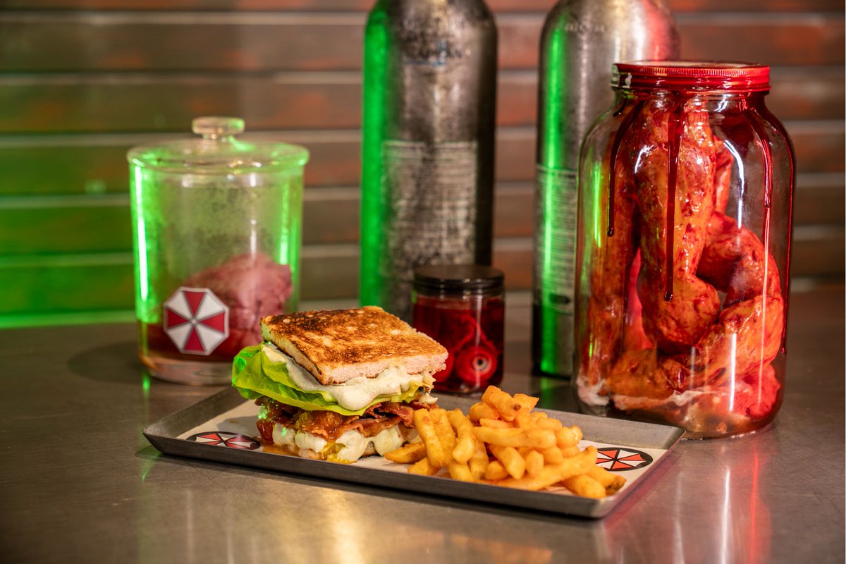 insideuniversal's tweet photo. Resident Evil is taking over Universal Horror Unleashed in Las Vegas from July 9 - Aug. 30, 2026! 

Battle zombies, solve interactive puzzles, meet iconic characters, and enjoy themed food &amp; drink. @UnleashedVegas https://t.co/DKeD2wnvem