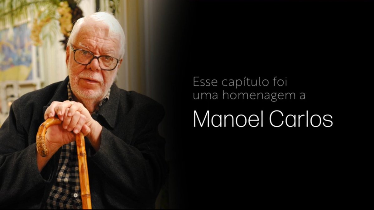 pierovergilio's tweet photo. Em 10 de janeiro, dia da passagem de Manoel Carlos, o capítulo de #TrêsGraças se encerrou com uma homenagem. Será que teremos algo parecido em #QuemAmaCuida para lembrar o Benedito Ruy Barbosa?

Recordar é viver: o saudoso Benedito já declarou que queria "dar porrada" no Walcyr Carrasco pelas intervenções que ele fez em #Esperança, quando assumiu a novela emergencialmente.