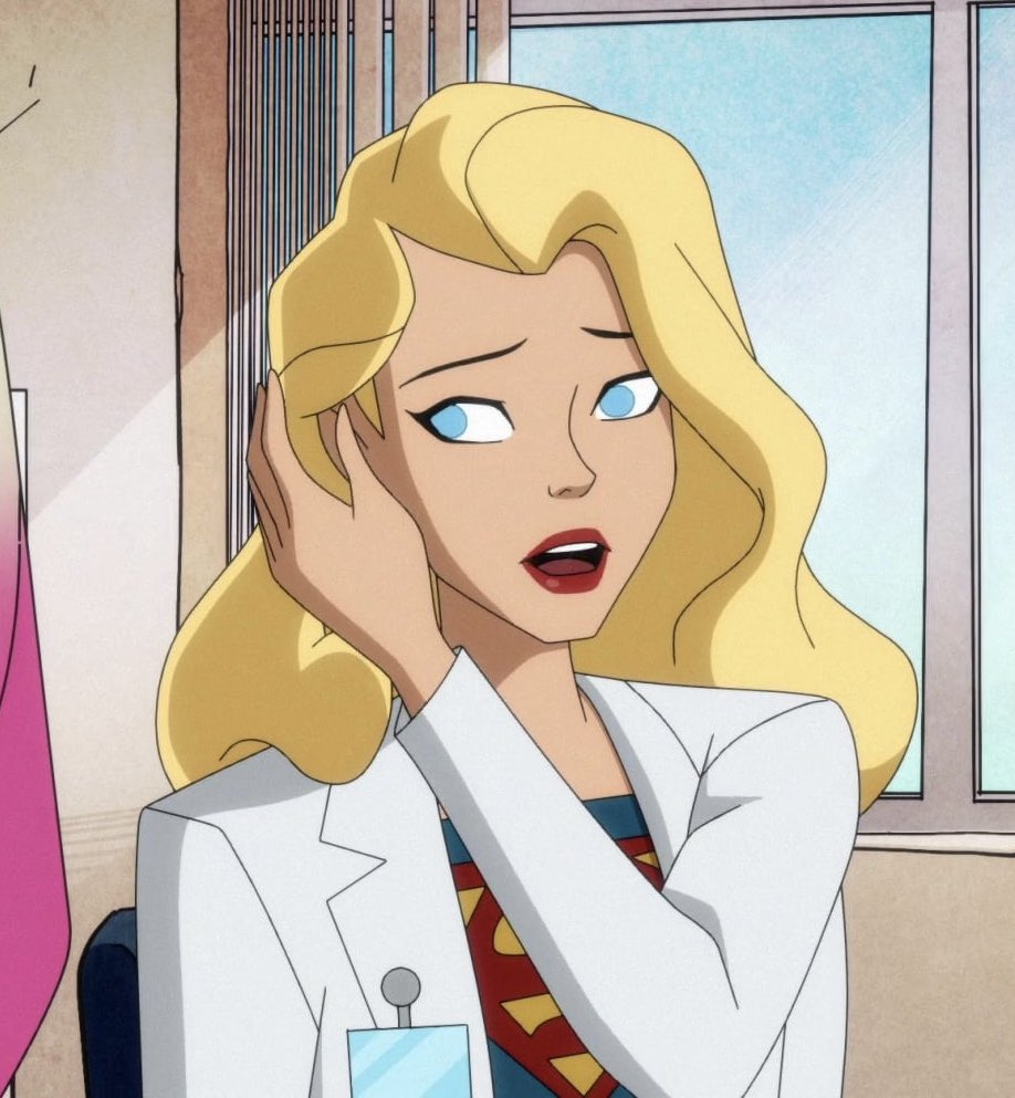kendramerced's tweet photo. supergirl in the harley quinn show <3 https://t.co/FNDCMMmoNx