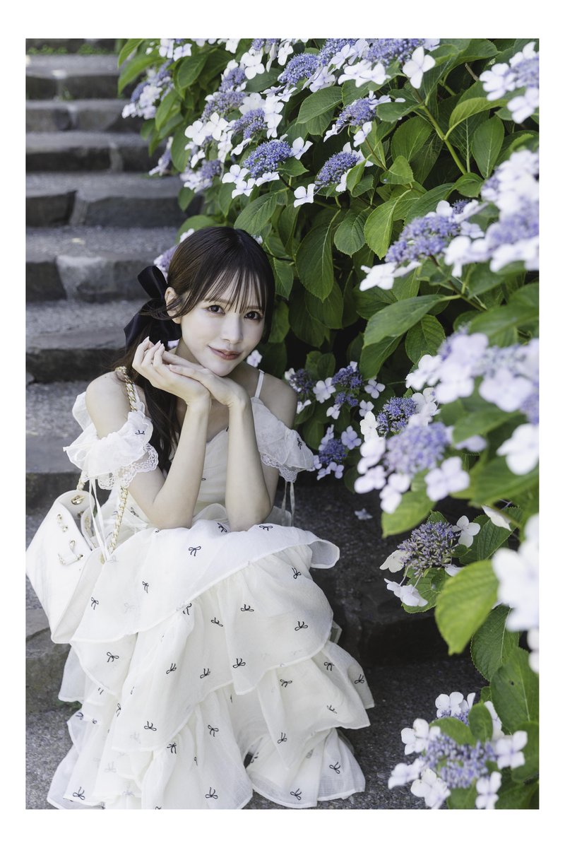 ma_a0218's tweet photo. 雨宮ういりさん（@uirin_0201）
紫陽花さんぽ⑥
#雨宮ういり https://t.co/mwLuVgYiXb