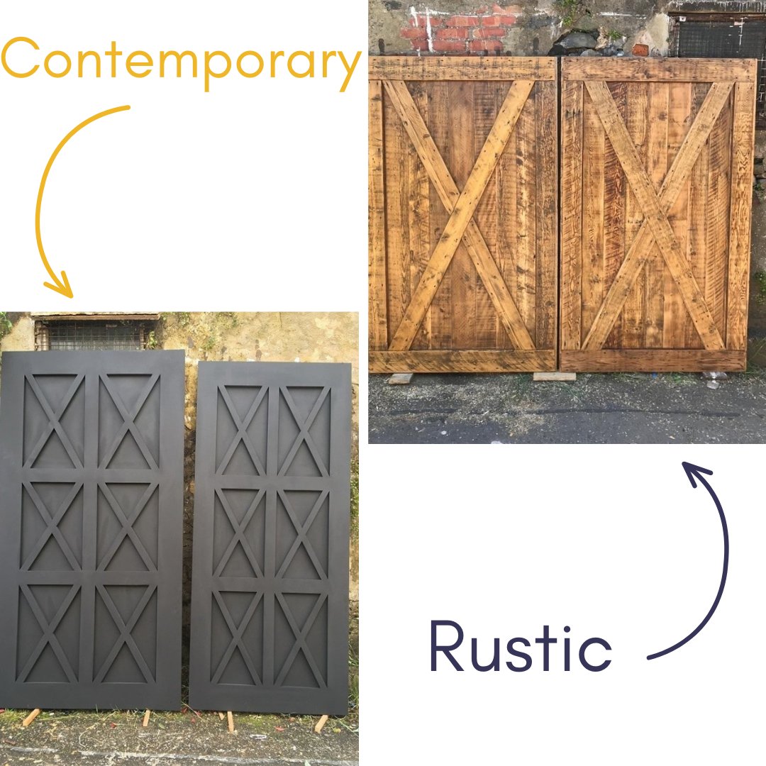 mate_door's tweet photo. Two styles, handmade right here in our Cardiff workshop. 🛠️✨

Option A: Warm, rustic reclaimed timber full of history. 🪵 Option B: Sleek, modern, and minimalist. 🖤
Are you Team Rustic or Team Modern? Drop an A or B below! 👇

#ThisOrThat #CardiffBusiness #BarnDoors https://t.co/UYoUSJ9w5M