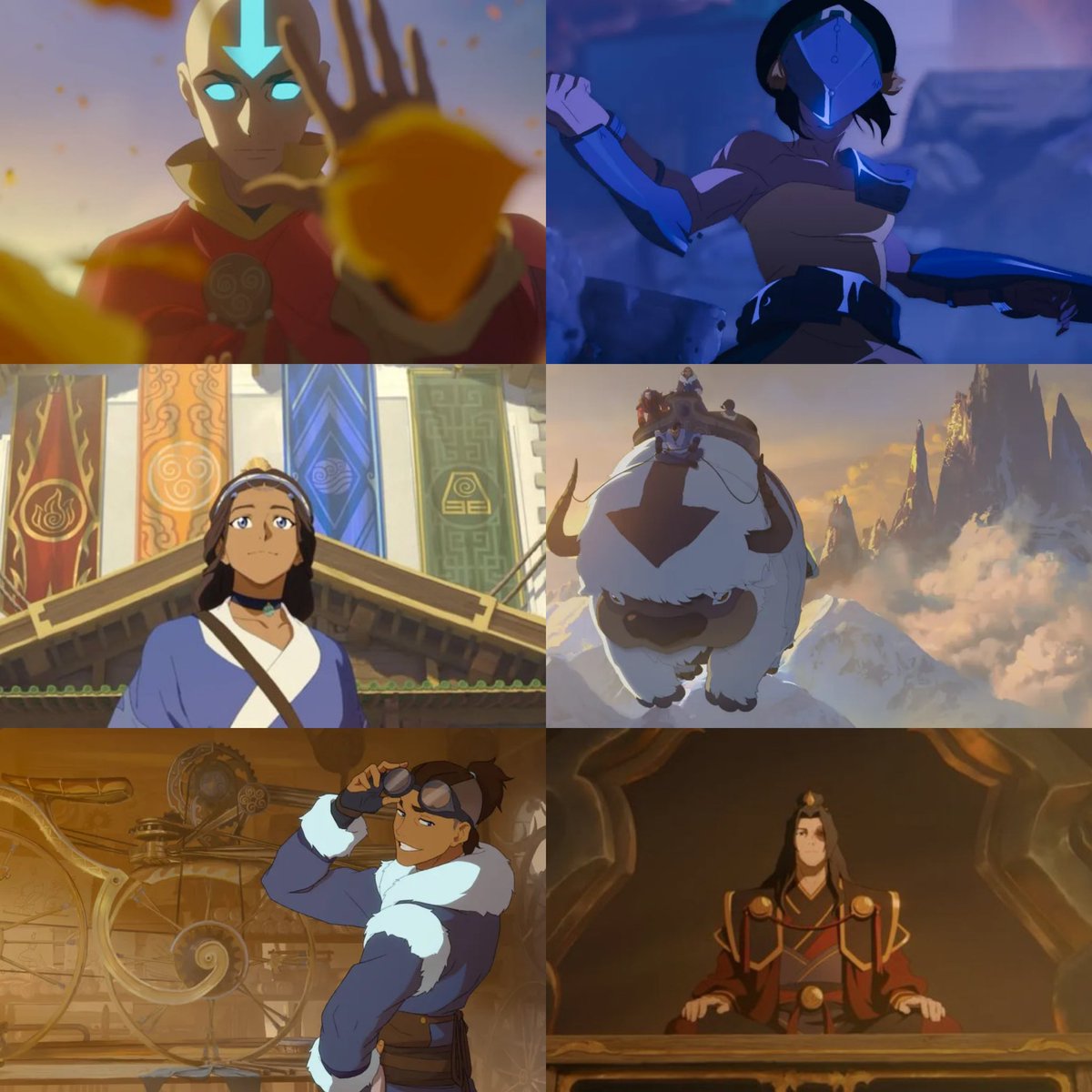 ToonHive's tweet photo. New look at Aang, Sokka, Katara, Toph, Appa and Zuko in ‘Avatar Aang: The Last Airbender.’ 

Out on July 25th on Paramount+. https://t.co/ug4ErnNZKv