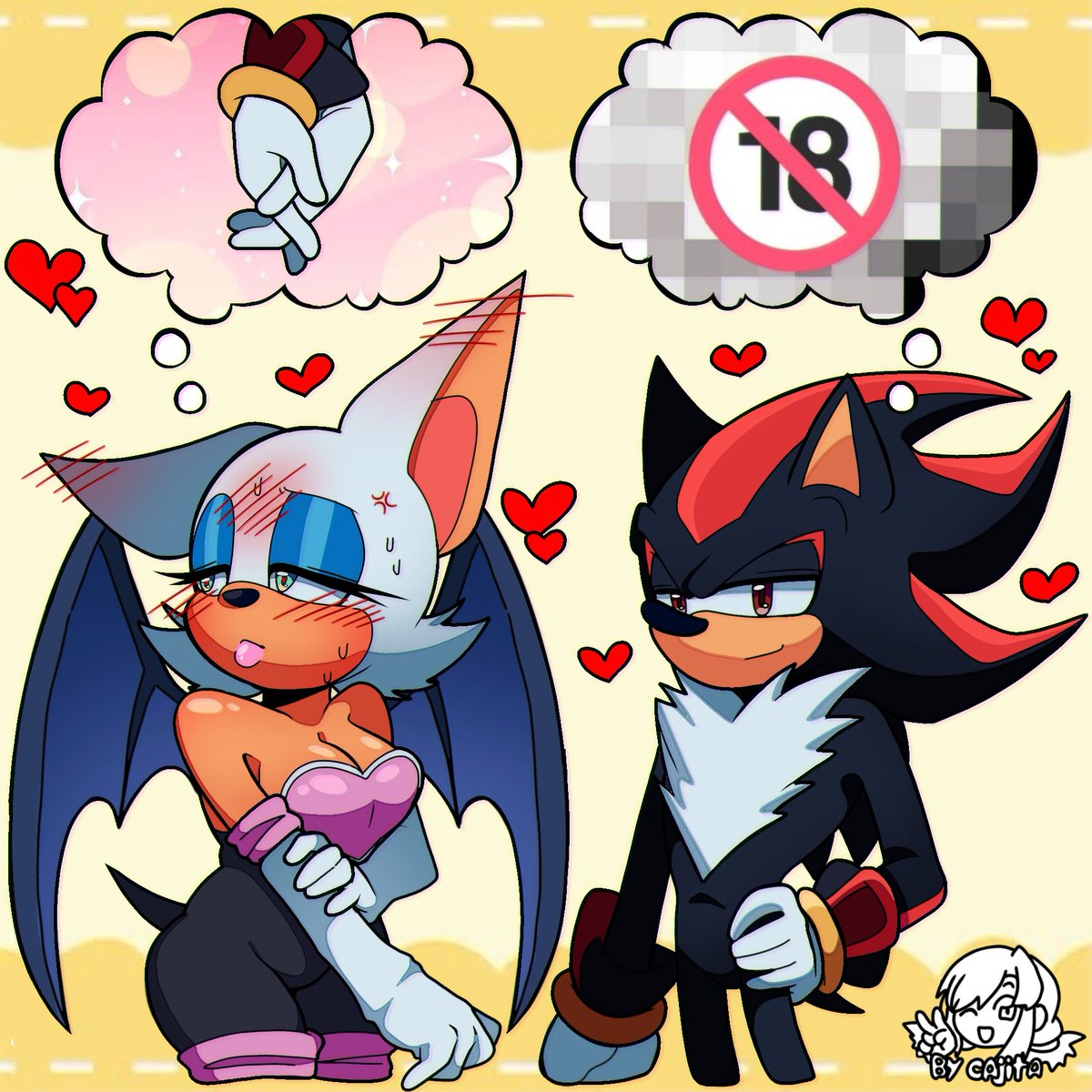 Cajita1213's tweet photo. Al principio era una sola version... pero se me ocurrio algo chistoso y le agregue un edit extra uwu
La segunda es la original 😂🫶
Comision realizada para @Athena_Suzaku 💖
#shadouge #sonicmemes #sonicthehedgehogfanart #artedigital #memeart
Parte 1 https://t.co/gQLC1akfw8