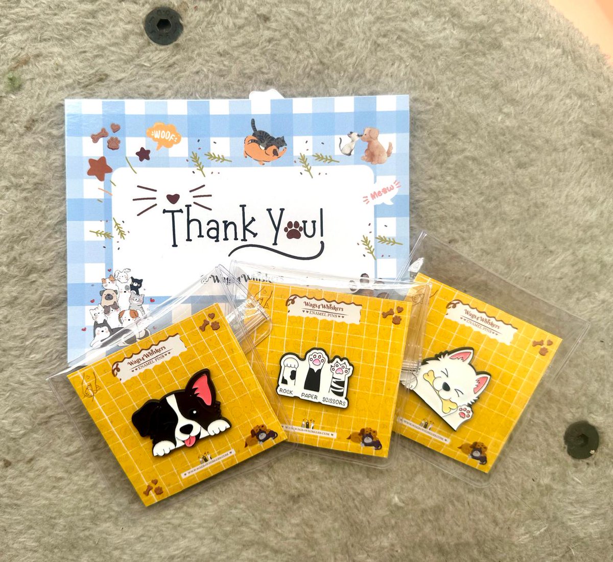Wags4W's tweet photo. One more pet lover joined the Wags4Whiskers family. 🐾❤️

Thank you for your order and for supporting our little dream! ✨

Discover more pet-loving goodies in our official store:
https://t.co/G8MFTcP2yq

#wags4whiskers #enamelpins #customerorder #happycustomer #petaccessories https://t.co/VO8j06A1yD