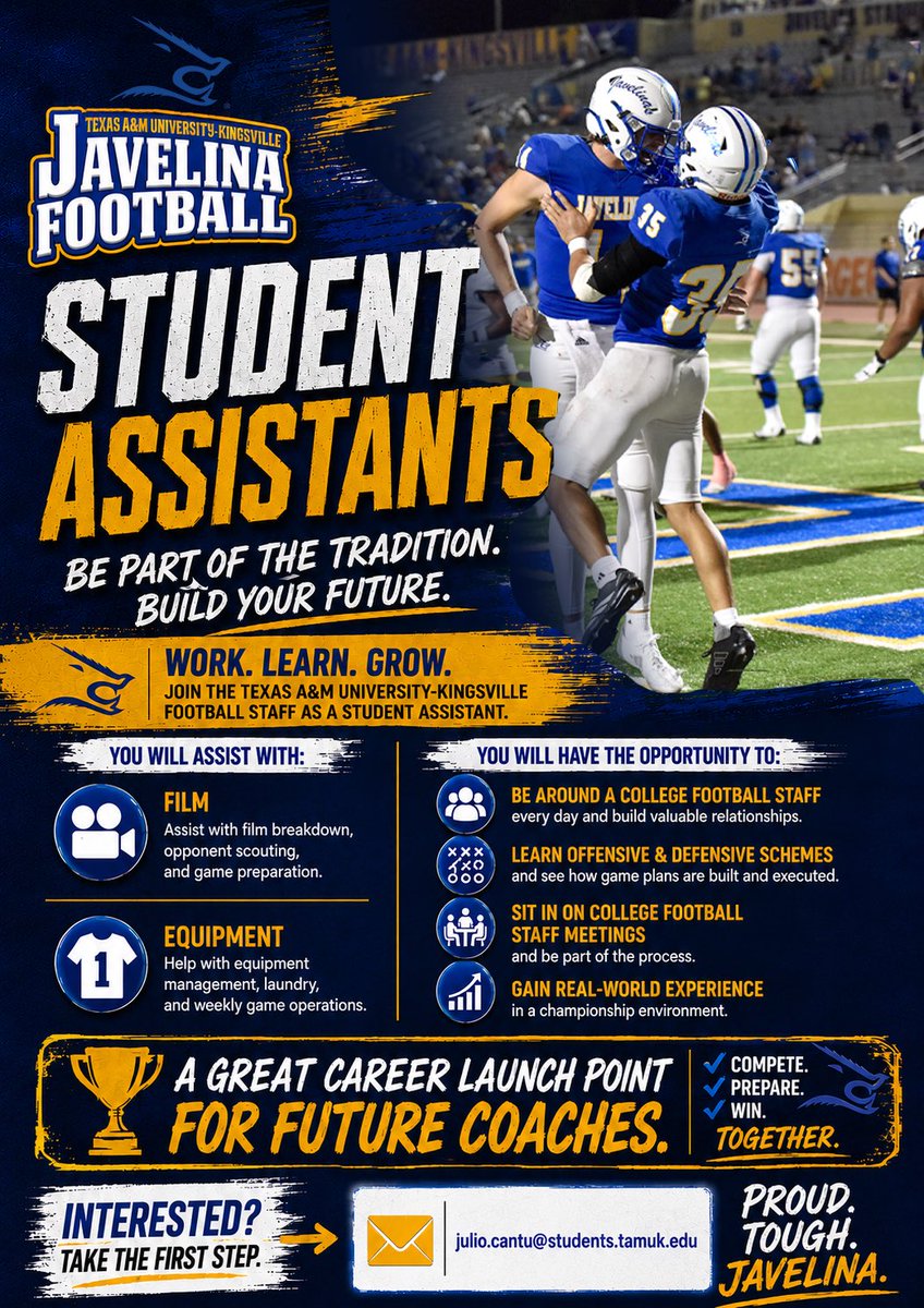 TAMUK Javelina Football tweet media