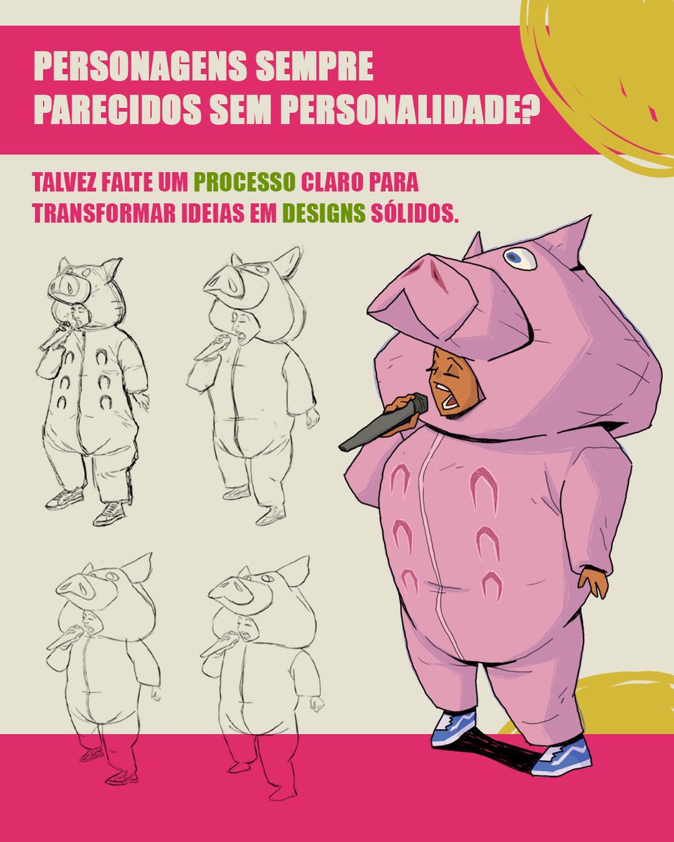 robertyo_yo's tweet photo. É OFICIAL, ta no ar o curso:
Criação de Personagens: Fundamentos e Estilo

- De 30/07 a 17/09 (8 aulas)
- Quintas-feiras das 19h às 21h
- Aulas ao vivo via Google Meet
- Carga horária total: 16 horas

Inscreva-se pelo link 
https://t.co/WGzfCupnsh https://t.co/9GyDzfWovP