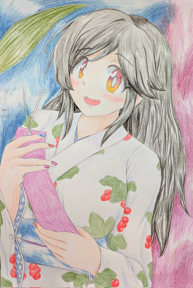 Sarmonredegg's tweet photo. これまでのあずきおたおめ絵 https://t.co/zFvjw7ikED