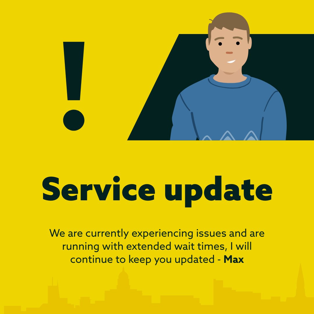 NETTram's tweet photo. There are currently extended wait times affecting our services.

Trams are running to all stops, and our team is working hard to get services back on schedule.

Please refer to the information boards on the platform for timings.

https://t.co/EIqRy8wnpU https://t.co/9rqq6Y6xvt