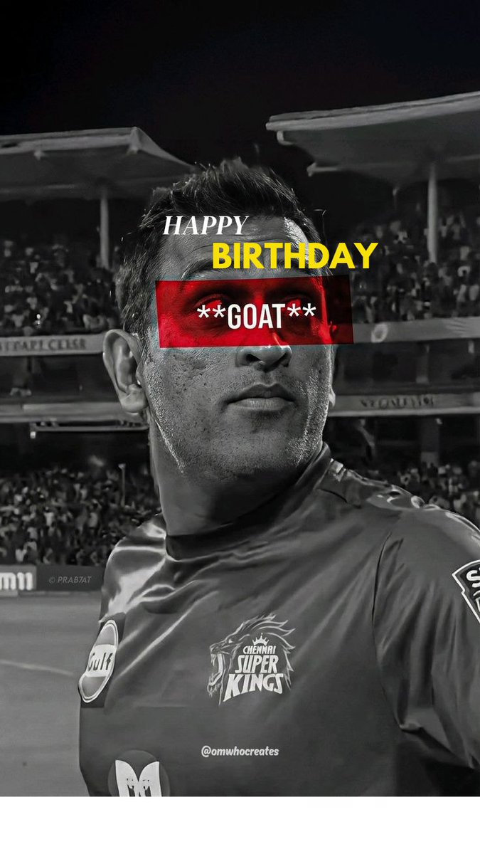 KadaneOm's tweet photo. Normal Day ❌
GOAT Day ✅
#happybirthdaymsd #alwaysfav #thala #ThalaDhoni #thala https://t.co/jTGet20f0Q