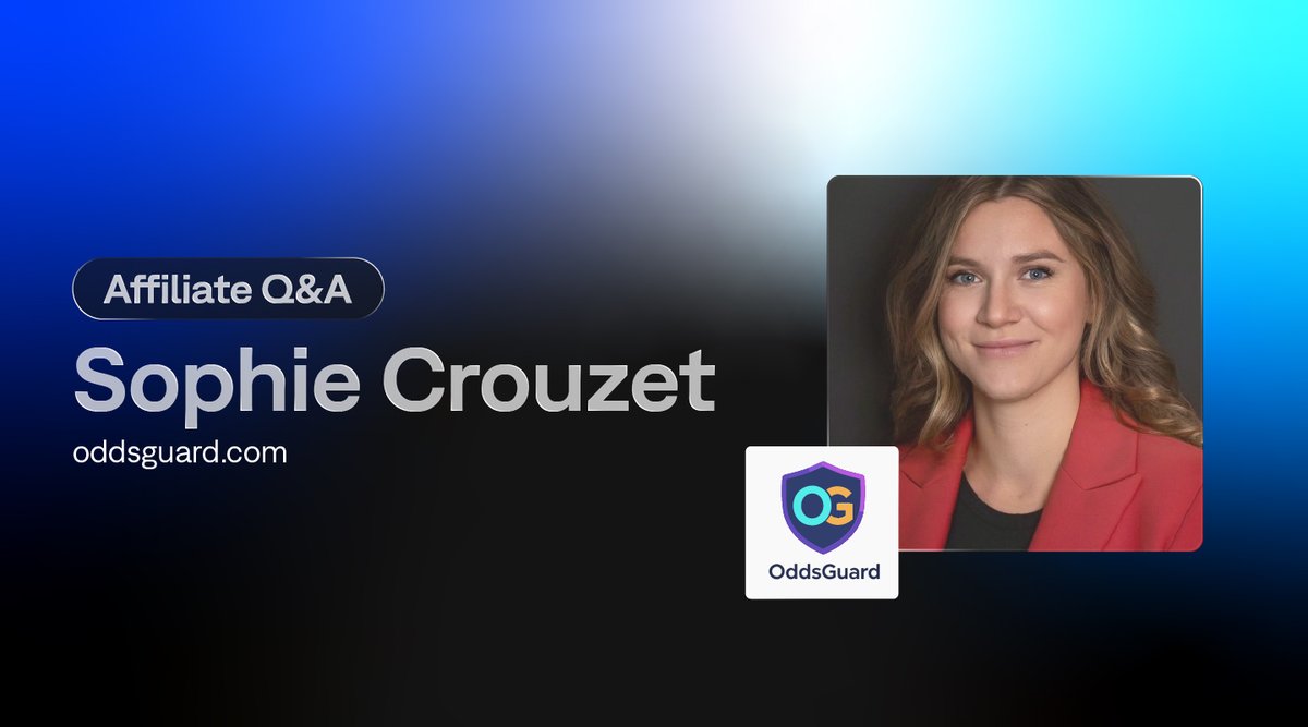 IncomeAccess's tweet photo. In our recent Affiliate Q&amp;A, Sophie Crouzet, COO of Oddsguard, shares insights on why affiliate success now depends on measurable value and personalization.

Read the interview 👇
https://t.co/vxglf8y578

#AffiliateMarketing  #iGaming #DigitalMarketing #IncomeAccess #Oddsguard https://t.co/DdTnrNMyaC