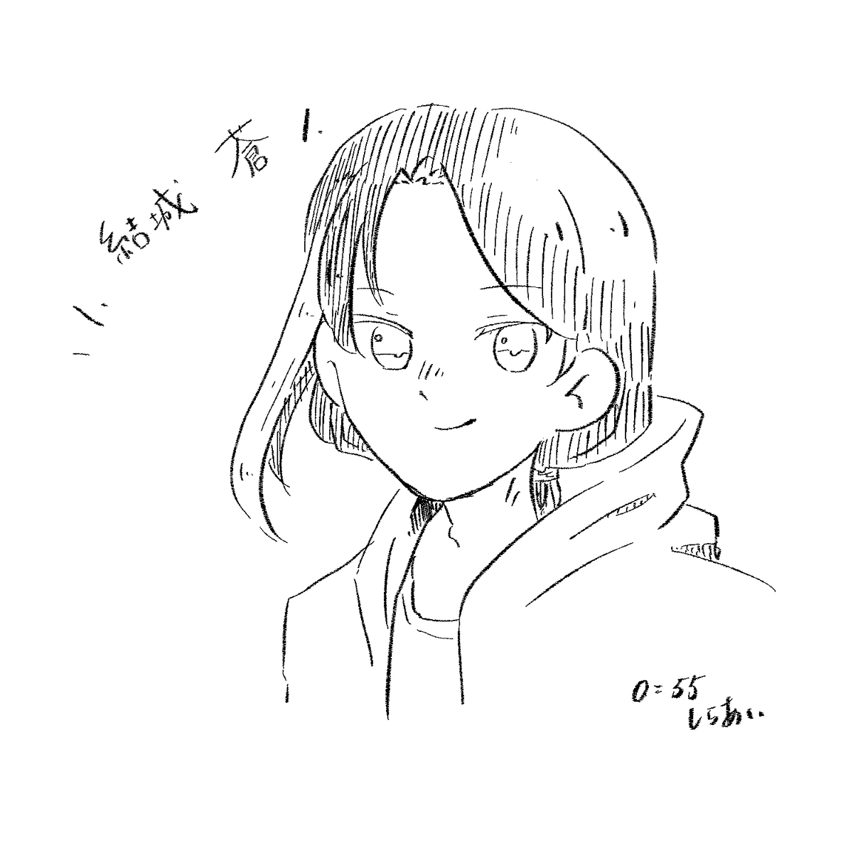 ponponNSB's tweet photo. 【5pt1秒お絵描き】
結城蒼！！！そう！！そう！！ https://t.co/9CGmFpevDP