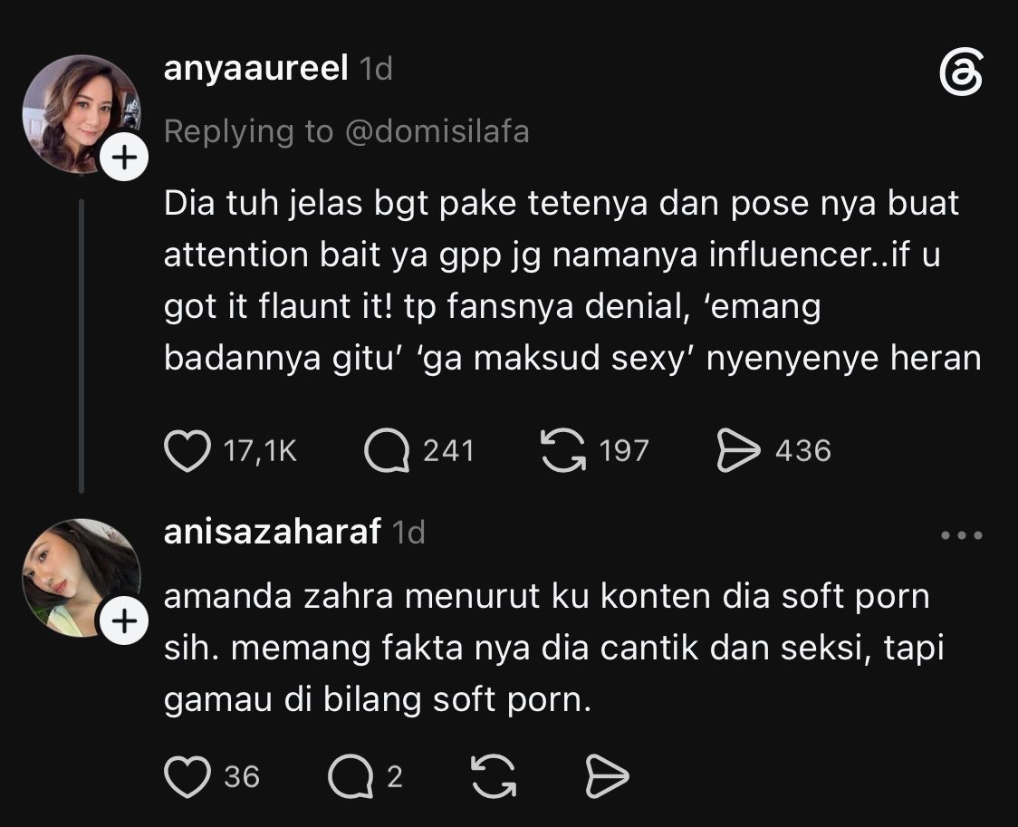 Nanarahmandp's tweet photo. Abis scrolling threads dan ngelihat yang ngehujat amanda zahra, dan tau kenapa mereka sangat gasuka dengan beliau, yang pertama beliau sangat cantik, glowing, semuaaa yang perempuan mauu ada di dia🫡

Sedangkan pembenci amanda ini rata rata ibu ibu yang hidupnya ga bahagia, dapet laki seadanya, hidup pun jauh dari kata yang didambakan jadii yaaa tau lah ya hihi🧏🏻‍♀️🤏🏻