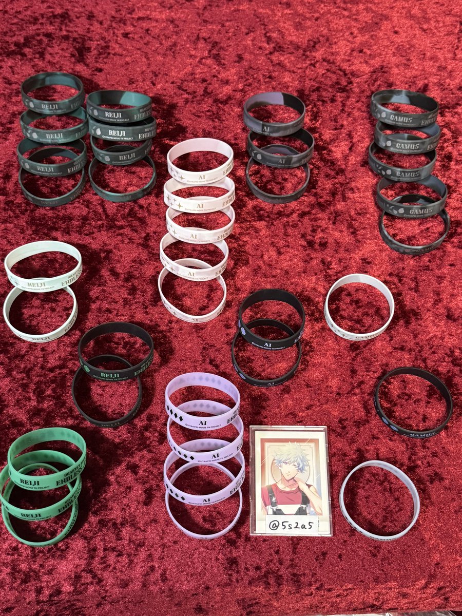 5s2a5's tweet photo. 【譲渡】うたプリ カルライ タブナイ

譲)嶺二、藍、カミュ
ポートレート
アクキー
ミニクリアファイル
クリアカード
ステッカー 兵庫 千葉

求)定価
ステッカーは2種セットでのお譲り
3500円で特典ラババン(在庫3個以下のもの)
3000円で特典(在庫4個以上のもの)

クリックポスト発送

ツイフィ必読 https://t.co/mLmO89PwYF