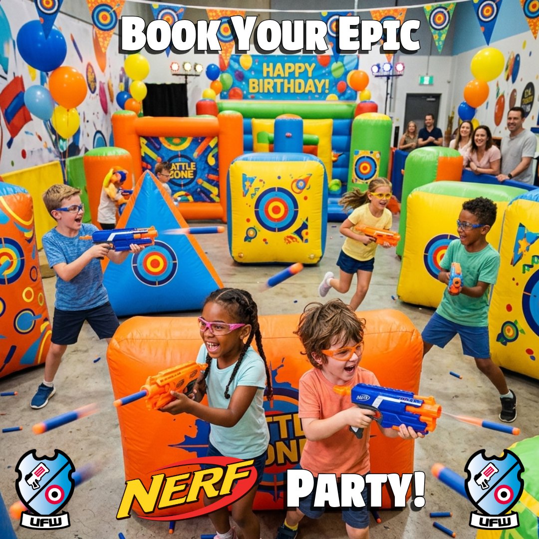 UFW_UK's tweet photo. Book your Epic Nerf Party today! https://t.co/OSPufSc2Yv #nerf #nerfwar #nerfchallenge #nerfparty #nerfparties #kidsparty #kidspartyideas #kidsparties #childrensparty #childrensparties #childrenspartyideas #childrenspartyentertainment #ultimatefoamwars https://t.co/nnZ8uM1xsD