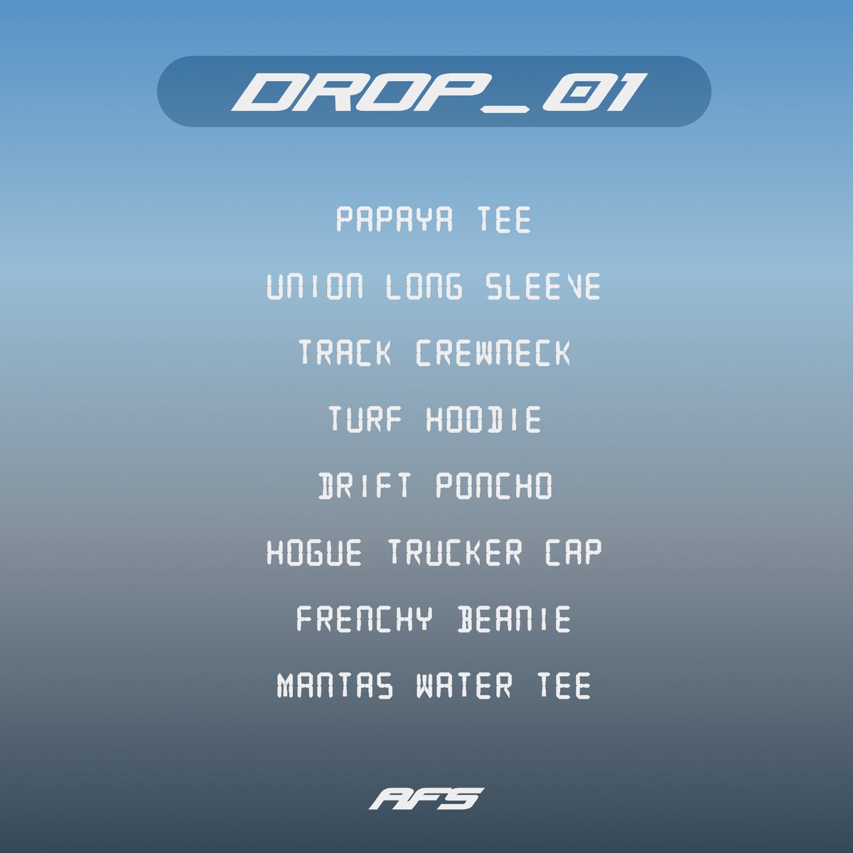 afs_foils's tweet photo. AFS APPAREL ⏐ DROP_01
Designed with the same high standards as our gear, this collection brings together everyday pieces and technical essentials, crafted to go wherever foiling takes you.
Available now in limited quantities. Europe only (for now). 🇪🇺
👉 https://t.co/8jDAcmdi00 https://t.co/ASu7KwI38z