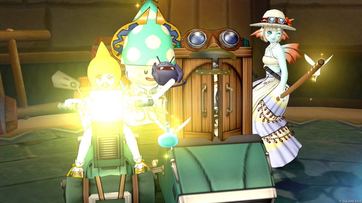 ofumi_dqx's tweet photo. タンスのに食べられるふみ https://t.co/EoZUX56537