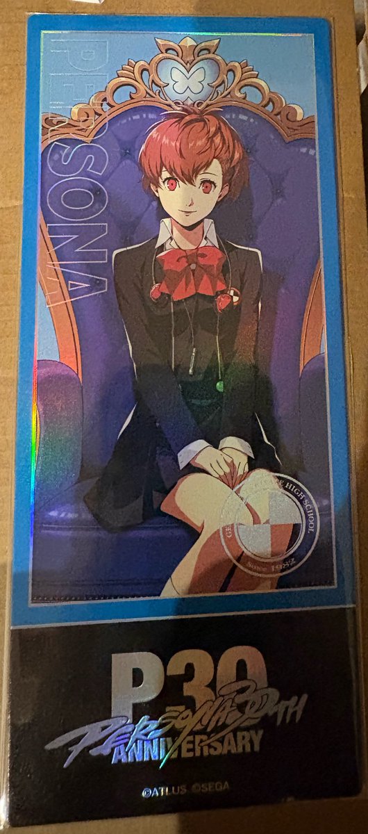 mesigaumaidesu's tweet photo. ペルソナ　ローソン　チケット風カード　交換

譲→ペルソナ3 女主人公　ハム子

求→ペルソナ5主人公　ジョーカー　雨宮蓮

Yahoo!フリマの交換機能またはDMでのやり取りとなります。 https://t.co/elD1PsMprf