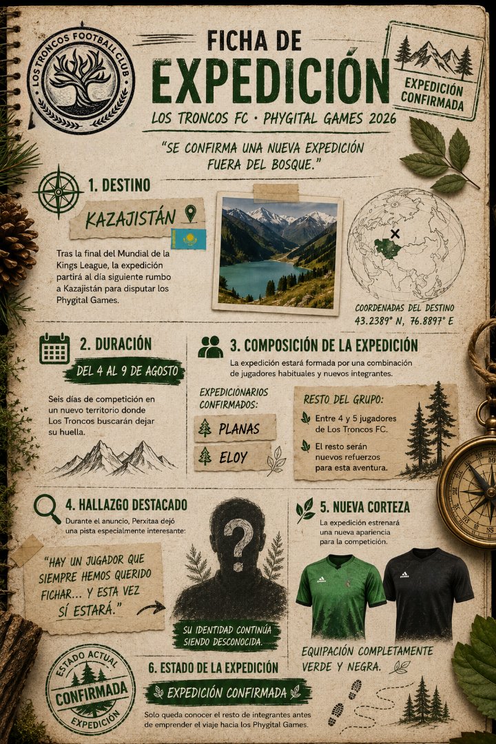 InfoTroncos's tweet photo. 🪵#LosTroncosFC | 🗞️ RESUMEN STREAM

Atención porque el directo del presi ha estado cargado de novedades! Te contamos todo lo que ha dicho de los Phygital Games 👇 https://t.co/RNNgPptGvR