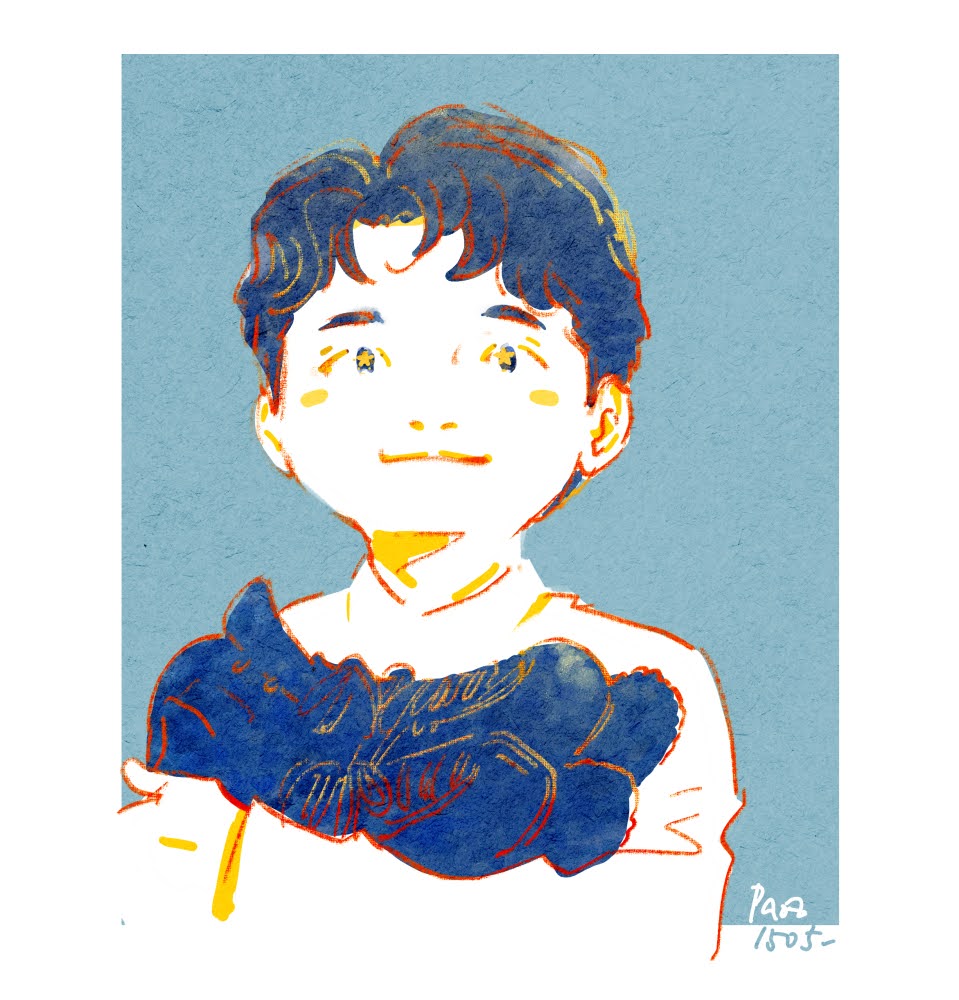 colorful1505's tweet photo. 衝動描き
七夕なので（描いてるうちに日付変わっちゃったけど😂）星をふたつ🖌️⭐️⭐️ https://t.co/cGT9tdbwtL