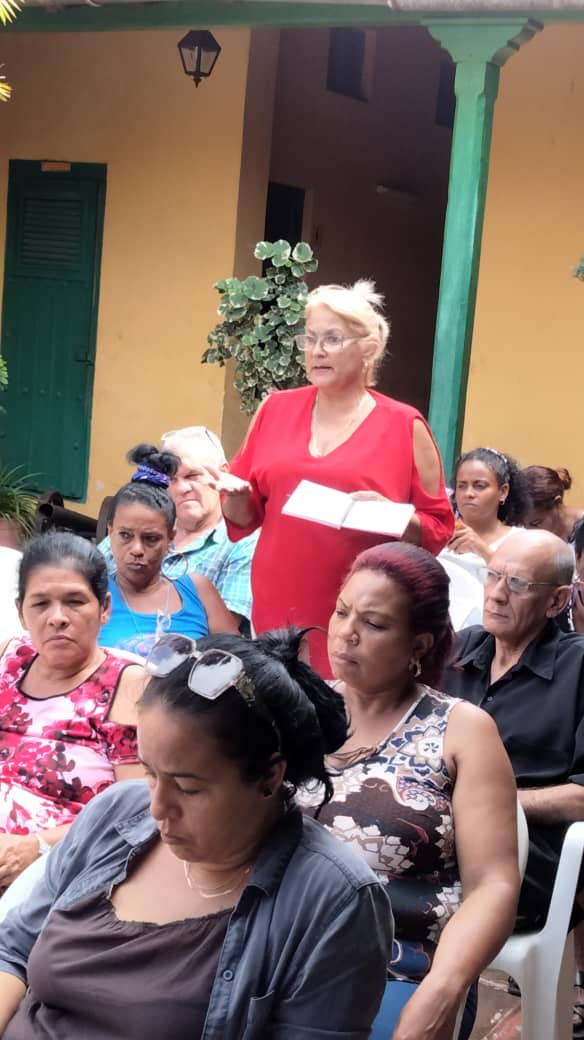 YennyCarvjal's tweet photo. Se realizó en la mañana  el taller científico de dirección política de la sociedad por la facultad provincial del Partido Mártires de Bolivia.#Cuba #LatirAvileño #LatiendoConFidel https://t.co/TBh8taGkNL
